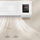 𝓓rumstone  Indoor Wall Heater 1500W – Quiet Operation, 8H Timer, Air Conditioner Function, Perfect for Bedroom & Home Heating & Cooling Compact & Stylish