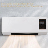 𝓓rumstone  Indoor Wall Heater 1500W – Quiet Operation, 8H Timer, Air Conditioner Function, Perfect for Bedroom & Home Heating & Cooling Compact & Stylish
